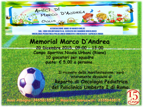 Riano 20/12/2015 - Amici Di Marco D'Andrea Onlus