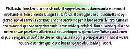 cosa facciamo - Amici Di Marco D'Andrea Onlus